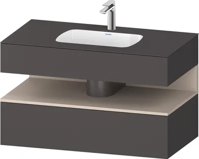 Produktbild von DURAVIT QA4786083490000 QTG EWT KWTU 1000 Wß Hgl. Be