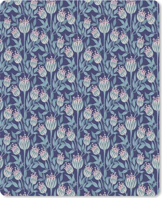 Produktbild von MuchoWow® Mauspad Mousepad Blumen - Muster - Natur 19x23 cm - Mousepads - Maus Mat - Pad - Mausunterlage - Mauspads - Spielen