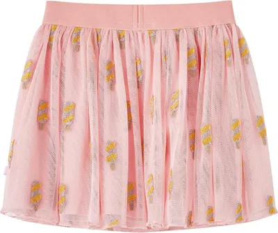 Produktbild von vidaXL Kinderrock mit Tüll Hellrosa 140