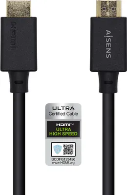 Image de câble hdmi aisens a150-0424/ hdmi mâle - hdmi mâle/ 3m/ noir