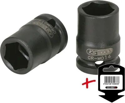 Produktbild von KS TOOLS Kraft-Stecknuss 515.1549-E Chrom-Molybdänstahl 6,0mm 21g