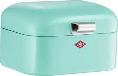 Produktbild von Wesco Mini Grandy, Frühstücksbox, Brotdose, Butterbrotsdose, Mint, Stahlblech, 235001-51