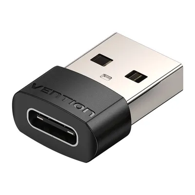 Produktbild von Vention OTG Adapter Typ - C auf USB 2.0  480 Mbps - Schwarz KP37053