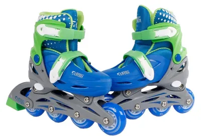 Productafbeelding van Street Rider Inline Skates Kinder – Verstelbare Skeelers Blauw - 30-33