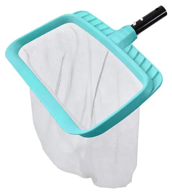 Produktbild von BNGXR Pool Kescher, Poolkescher Bodenkesche mit verstärktem Kunststoffrahmen, Poolreinigung Bodenkescher, Kescher Pool Feinmaschig Kescher Teich für Reinigung Schwimmbad Teich (Keine Stange) (Weiß)