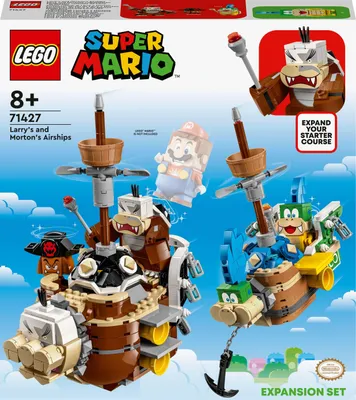 Immagine prodotto di LEGO® Super Mario - Set di espansione - Gli Zeppelin di Larry e Morton 71427, 1062 pezzi