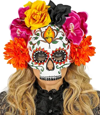 Immagine prodotto di Maschera del Giorno dei Morti per adulti - taglia unica