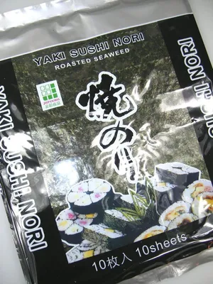 Obrázok produktu pre [ 10 listov (25g) ] JHFOODS Yaki Sushi Nori SILVER Kvalitné pražené morské riasy