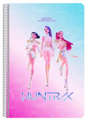 Produktbild von Safta K-pop Demon Hunters A4 Notizbuch Rosa  Kinder Rosa One Size