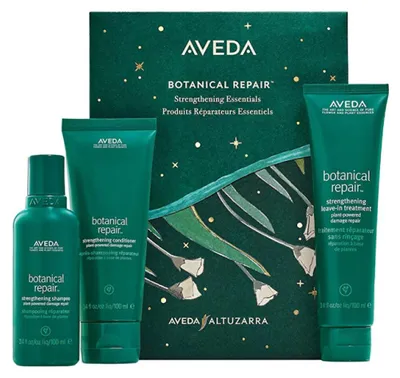 Produktbild von Aveda Botanical Repair Stärkendes Haar Shampoo Set, 100 ml + Stärkende Haarspülung, 100 ml + Stärkende Leave-in Haarkur, 100 ml