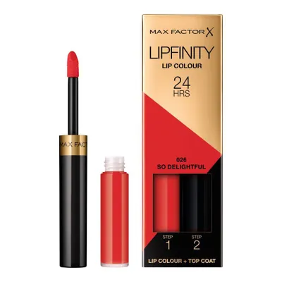 Image de Max Factor Lipfinity Lip Colour Rouge à lèvres longue durée 026 So Delightful