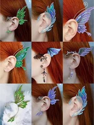 Image de 1 pièce de manchette d'oreille elfique chic, clips de boucles d'oreilles de fée cosplay pour femmes et filles, mariage, bijoux de manchette d'oreille