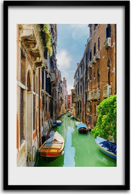 Produktbild von Bild - Bilderrahmen - 40 cm x 60 cm - MDF - Rahmen - Wandkunst - Venedig Italien