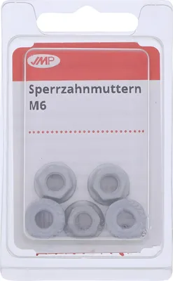 Obrázek produktu pro Pojistná matice JMP pozinkovaná M6 5 kusů