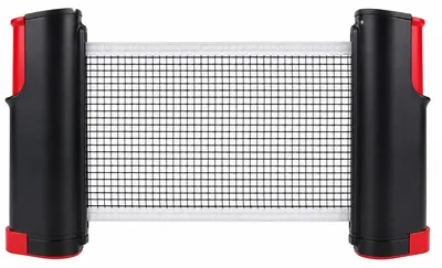 Productafbeelding van INF Net voor pingpongtafel, inklapbaar, zwart + rood