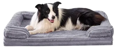 Image de Elzusha - Coussin orthopédique pour chiens avec housse lavable - Taille moyenne