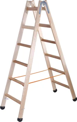 Zdjęcie produktu dla Drabina malarska drewniana Motive LMA 04 4-szczeblowa 150kg 120 cm
