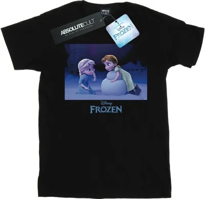 Produktbild von Disney - "Frozen Build A Snowman" T-Shirt für Herren BI27325 (XL) (Schwarz)