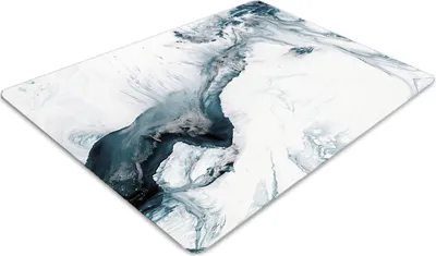 Produktbild von Stuhlunterlage Bürostuhlunterlage 120 cm x 90 cm Bodenmatte Bürostuhlunterlage - Winterabstraktion.