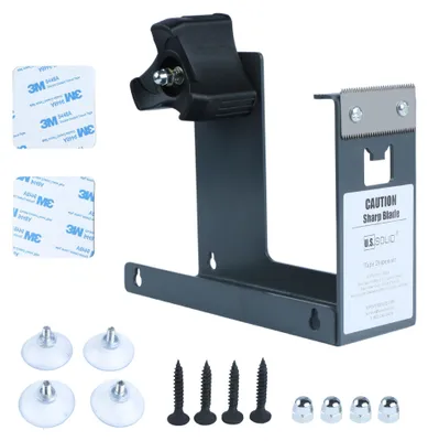 Tischabroller für Klebeband, 62 mm, Kern 76 mm, 3 Montageoptionen