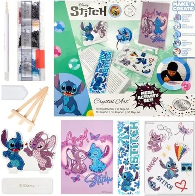 Produktbild von Craft Buddy Spielzeug Stitch Crystal Art Mega Activity Set Diamond Painting