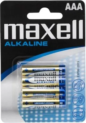 Image de Maxell Batterie Alkaline AAA Micro   LR03               4St.