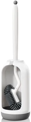 Produktbild von Silicone WC-Bürste mit Halter - Flexible WC-Bürste für gründliche Reinigung