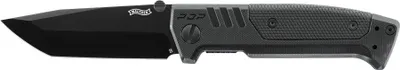 Productafbeelding van Walther PDP zakmes met Tanto-lemmet en G10-handgreep, zwart