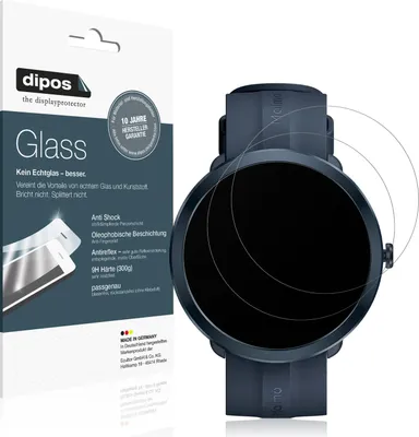 Produktbild von 2x Schutzfolie für Maimo Watch R matt - Anti-Shock 9H Folie dipos Glass Kunststoffglas