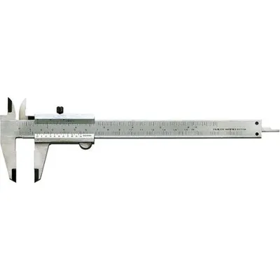 Produktbild von FORMAT Taschenmessschieber Feststellschraube 200 mm, Ausführung:mit Feststellschraube_2636, Modul:nv, Maße:nv, Abmessung L x B:nv