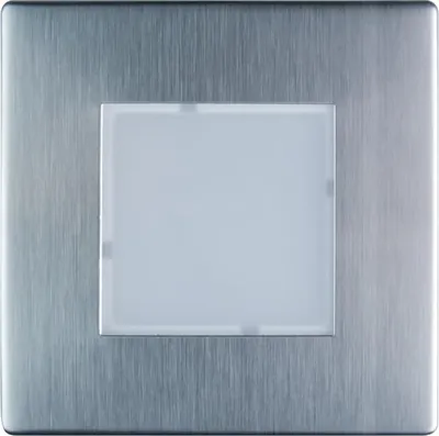 Obrázek produktu pro LED poziční svítidlo DPM YCB177S 1,2 W/4000 K, stříbrné, 230 V, čtvercové