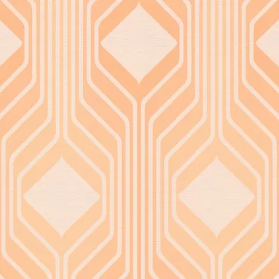Immagine prodotto di Profhome 395323-GU Carta da parati retrò geometrica arancione pastello-arancione beige 4,5 m2