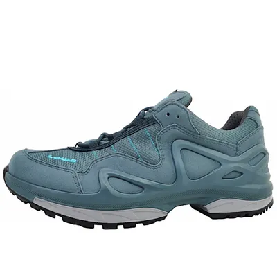 Image de Chaussures de sport Lowa GORGON GTX Ws pour femmes, chaussures de randonnée, couleur verte, style décontracté