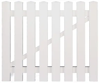 Produktbild von T&J LIGHTLINE Kunststoff Einzeltor weiß