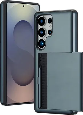 Zdjęcie produktu dla imoshion Backcover z uchwytem na kartę do Samsung Galaxy S25 Ultra - ciemnoniebieski