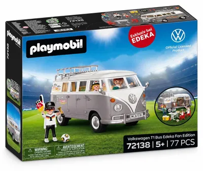 Produktbild von PLAYMOBIL 72138 - Volkswagen VW T1 Bus - Fan Edition Football World Cup 2026 - NEW