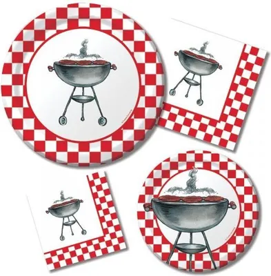 Produktbild von 18 kleine Servietten Grill Party