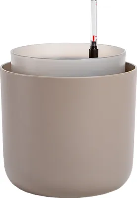 Produktbild von Plastia Selbstbewässerung Topf Tolita - taupe 16 cm
