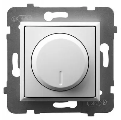 Obrázok produktu pre Ospel ŁP-8UL2/m/00, Stmievač a vypínač, Biela, IP20, 230 V, 71 mm, 53 mm