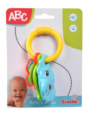 Produktbild von Simba 104010176 - ABC Elefanten Ringrassel
