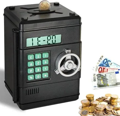 Produktbild von Elektronische Sparbüchse mit Automatik Zähler für Kinder und Erwachsene