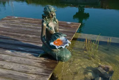 Image de Ubbink Oslo - Jeu d'eau sirène avec LED