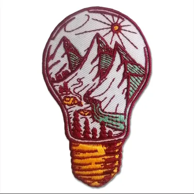Aufbügel-Patch, 1 Stück, 5 x 8 cm, Weiß