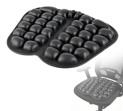 Immagine prodotto di Omgoods - Cuscino gonfiabile ergonomico per seduta - Allevia la pressione per sedie da ufficio e auto