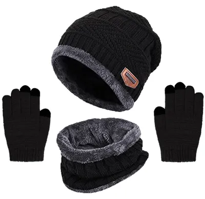 Productafbeelding van Solidchoice - Kinderen Winterset: Muts, Sjaal en Handschoenen