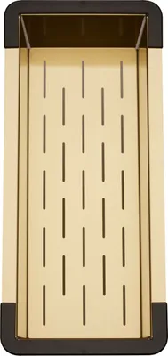 Produktbild von REGINOX R39199 Restebecken NEW YORK Gold II / Edelstahl PVD-Beschichtung / Abtropfschale