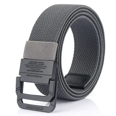 Obrázok produktu pre INF Plátený opasok - 120 cm Tmavošedý