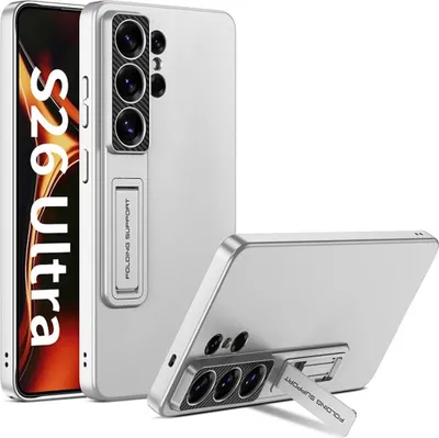 Immagine prodotto di Custodia per cellulare Samsung Galaxy S26 Ultra con supporto per fotocamera, argento