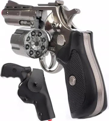 Imagen del producto de Gonher 433/0 - Revolver de 8 disparos, modelo policial