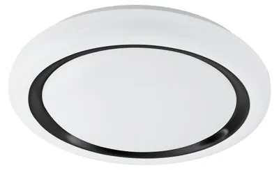 Immagine prodotto di Eglo 900335 CAPASSO Plafoniera LED 19,5W Ø480mm bianco nero bianco caldo